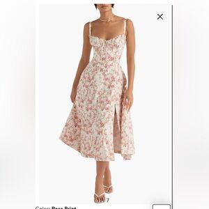 House of CB Carmen Bustier Midi Dress